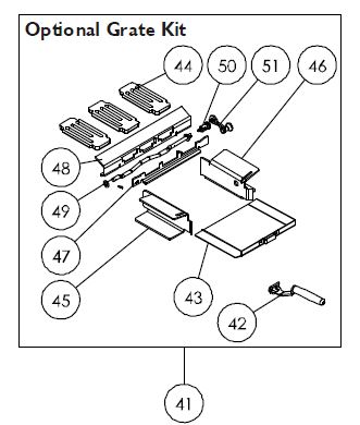 CHARNWOOD REAR GRATE SUPPORT